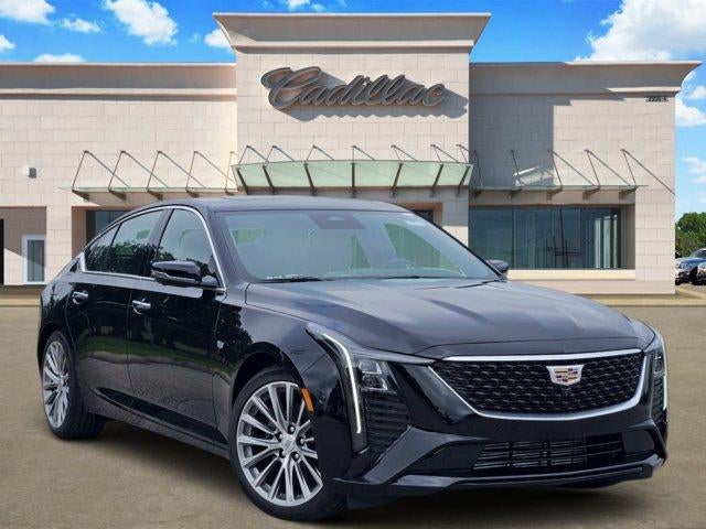 2026 Cadillac CT5 Premium Luxury in Black Raven — front three-quarter view