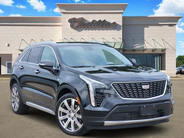 2023 Cadillac XT4 Premium Luxury in Stellar Black Metallic — front three-quarter view