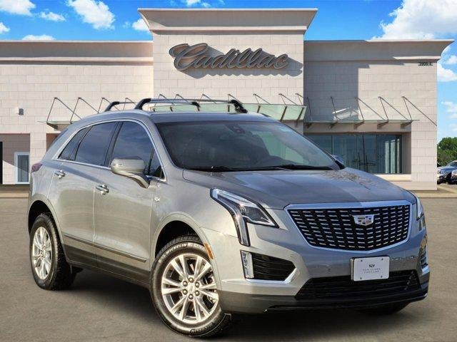 2026 Cadillac XT5 Luxury in Argent Silver Metallic — front three-quarter view