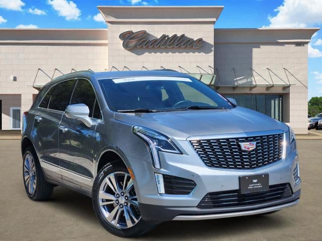 2024 Cadillac XT5 Premium Luxury in Argent Silver Metallic — front three-quarter view