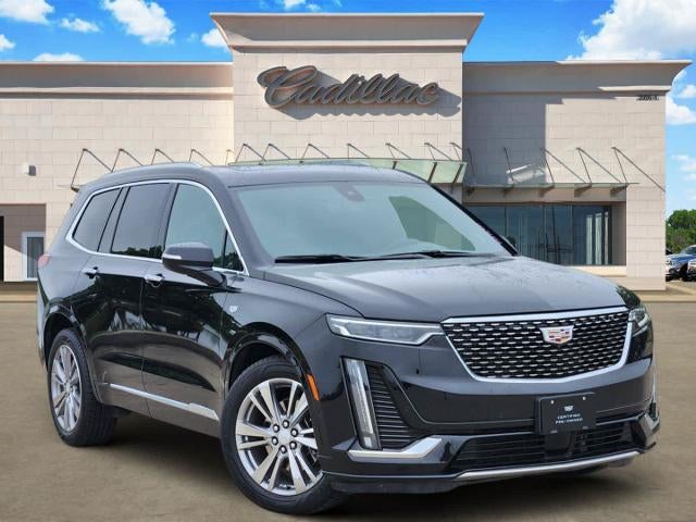 2023 Cadillac XT6 Premium Luxury in Stellar Black Metallic — front three-quarter view