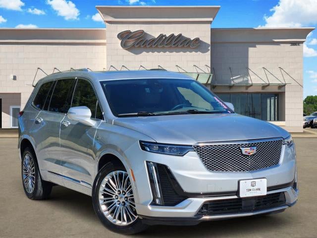 2020 Cadillac XT6 AWD Premium Luxury in Radiant Silver Metallic — front three-quarter view