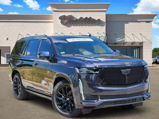 2023 Cadillac Escalade Sport Platinum in Galactic Gray Metallic — front three-quarter view