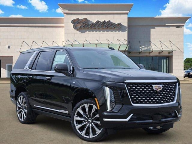 2026 Cadillac Escalade Luxury in Black Raven — front three-quarter view