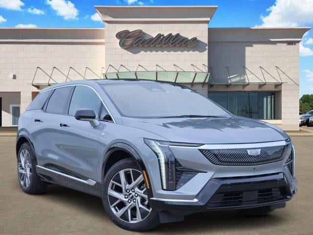 2026 Cadillac OPTIQ Luxury in Argent Silver Metallic — front three-quarter view