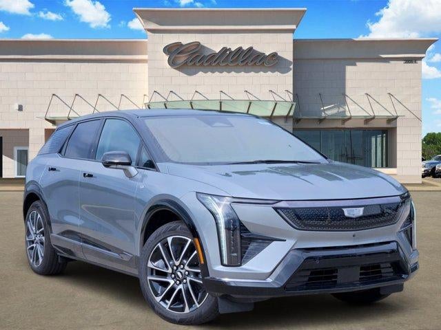2026 Cadillac OPTIQ Sport in Argent Silver Metallic — front three-quarter view